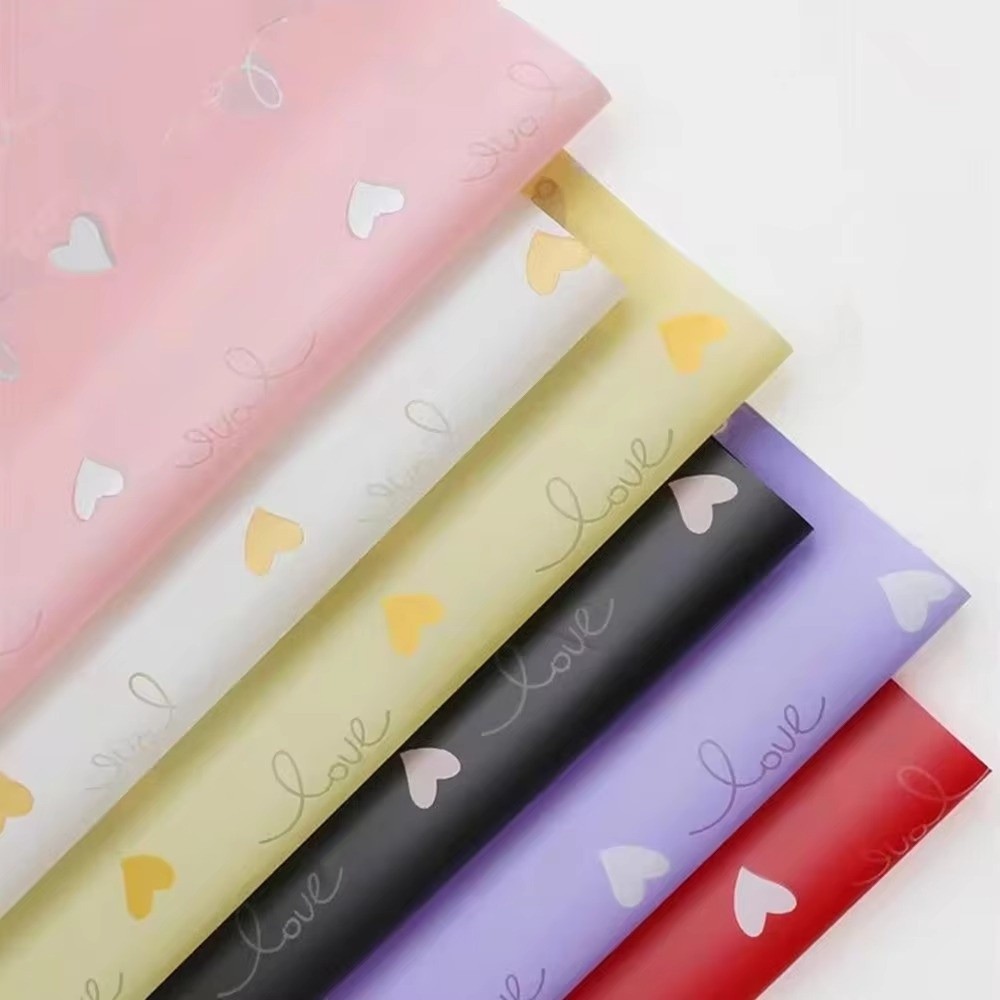 20 枚多色花包装紙 57 × 57 センチメートル防水花束 - Flower Wrap Kraft のレビューと価格