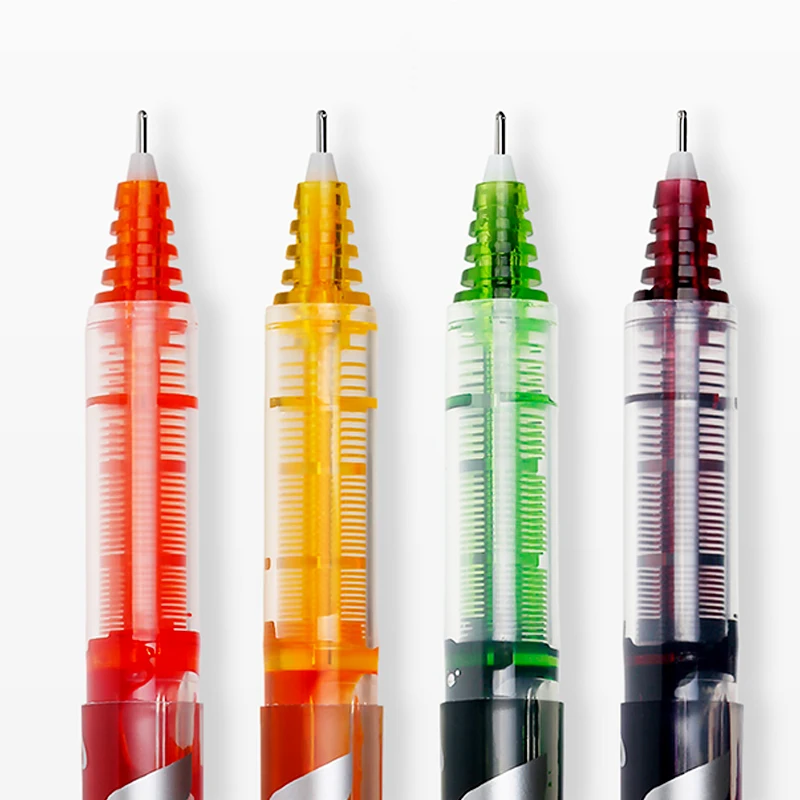 フルニードルジェルペン、ストレート液体ボールペン、速乾性カラ - Pilot Pen V5 のレビューと価格