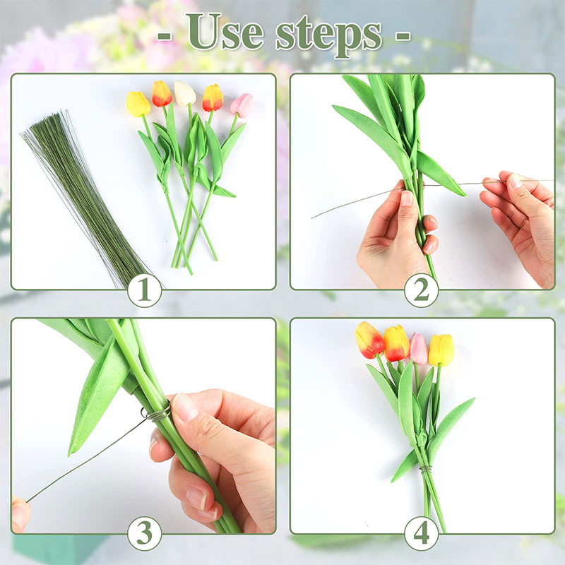 100個入り 花用ワイヤー 高品質 紙巻き鉄線 フローリスト - Quality Florist Supply のレビューと価格